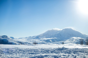 Mount Saint Helens in the Winter