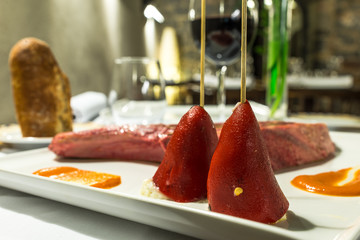 Piquillo peppers.Food and gastronomy. Mediterranean diet