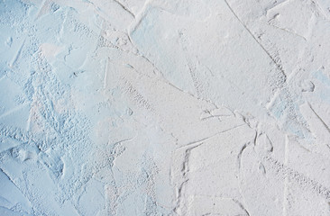 Pastel Blue and White concrete stone texture for background , Cement wall of light color for design.