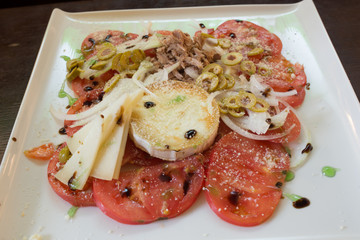 Salad, Food and gastronomy. Mediterranean diet