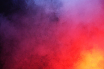 Kolorowa chmura dymu - obrazy, fototapety, plakaty
