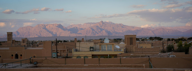 Iranian mountains from the city of Shiraz