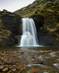 Wodopad Helgufoss Islandia