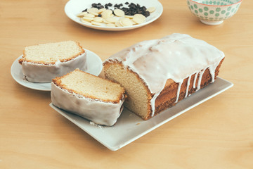 Delicioso mantecado servido y listo para comer