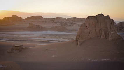 Dash-e-Lut Desert in the South of Iran