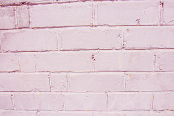 Brick background pink texture