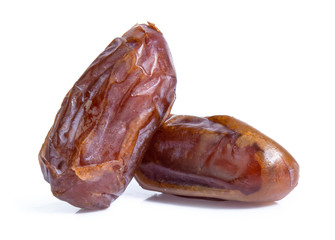 Dates palm isolated on white background