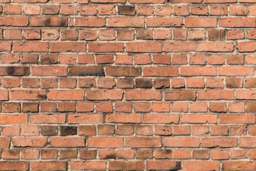 Naklejka premium Backsteinwand aus alten Ziegeln