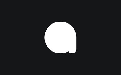 a lowercase Letter Icon or Logo design, Vector Template