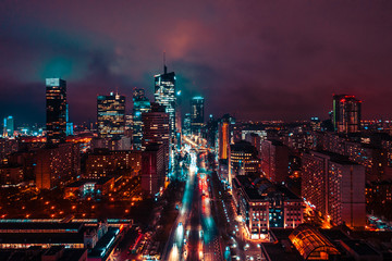 Warszawa nocą © Sebastian