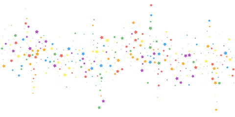 Festive confetti. Celebration stars. Joyous stars 