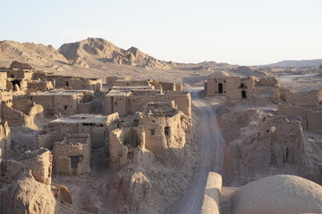 Ancient desert village of Keshia in the South of Iran