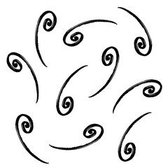 abstract illustration cartoon design black