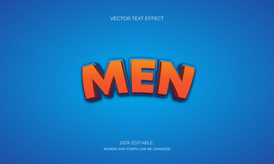 Editable vector 3d Text effect | 3d text effect 