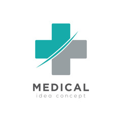 Creative Medical Concept Logo Design Template