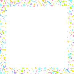 Obraz premium Sprinkles grainy. Cupcake dessert bakery confetti