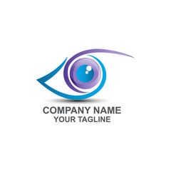 Creative Eye Concept Logo Design Template
