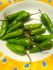 Green chilli spicy