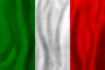 Travel concept with italian flag Background. Education and business