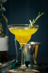martinine pineapple juice alcohol cocktail