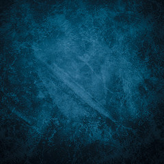 Fototapeta premium Grunge blue concrete wall. abstract Background.