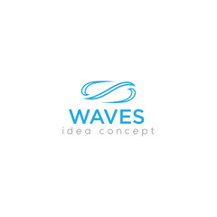 Creative Wave Concept Logo Design Template