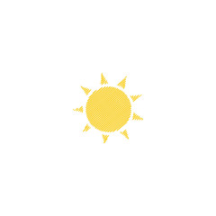 Sun Vector illustration Icon