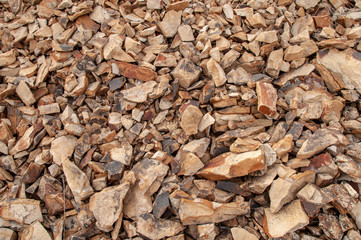 crushed stone, natural stone, pebbles
