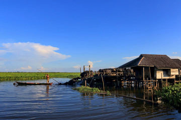 houses on the river