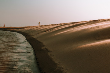 beach in the morning