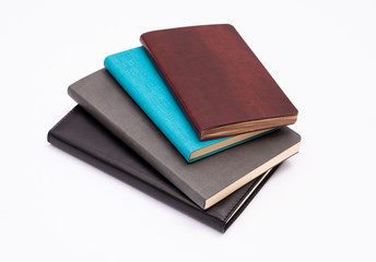 A stack of daily planners