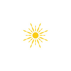 Sun Vector illustration Icon