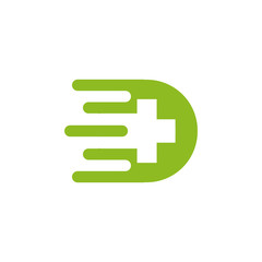 Fototapeta premium Medical and health care icon logo design template