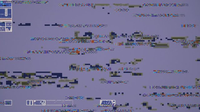 Flickering Pixel Flow Digital Noise Abstract Background