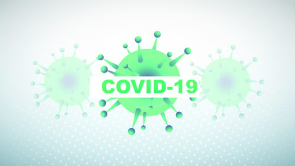Novel coronavirus covid19 spread outbreak background design