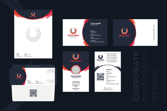 Corporate Office Stationery Design Template
