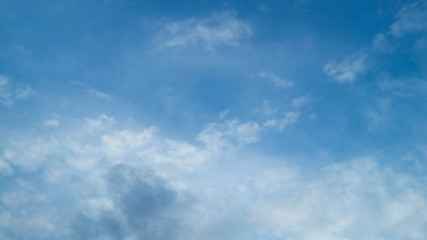 Blue sky with clouds