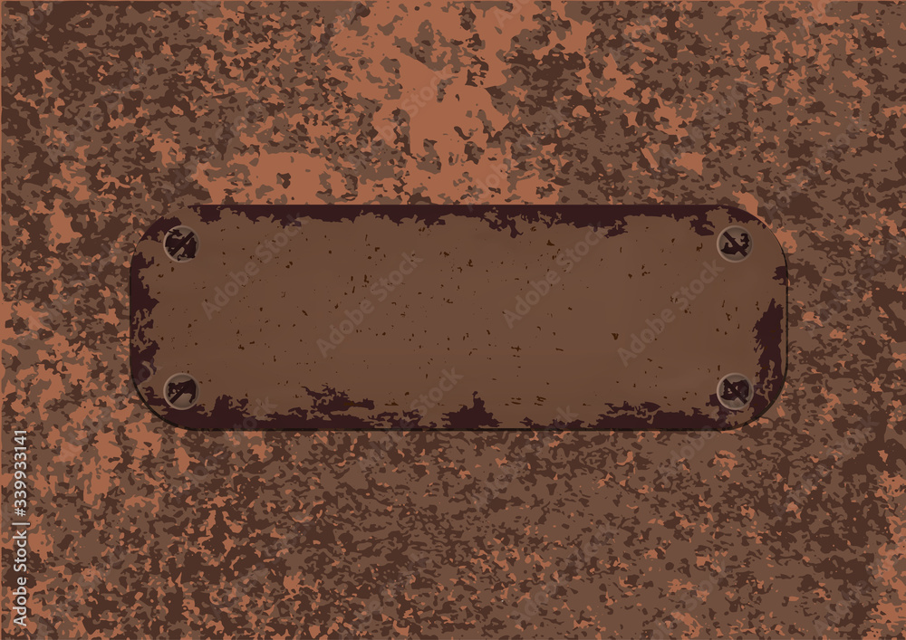 Canvas Prints texture rusted metal