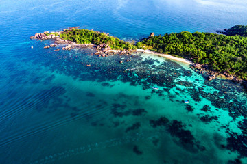 Royalty high quality free stock image aerial view of Gam Ghi island in Phu Quoc, Kien Giang, Vietnam