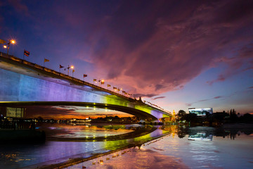 bridge at night