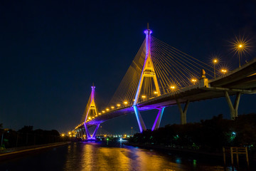 bridge at night