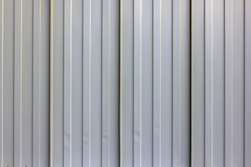 polyprofile metal fence with vertical stripes