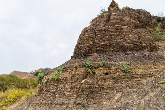 Geological Rock Layers Of Ground