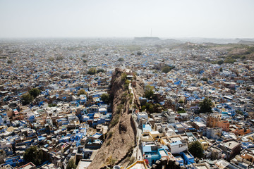 Jodhpur, the blue city in Rajasthan India