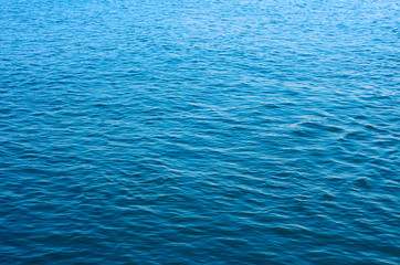 Blue sea water background texture