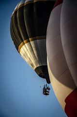 Festival internacional en la ciudad de Igualada (Barcelona), donde se reúnen globos aerostáticos de todos los países del mundo. De colores y formas muy diferentes.
