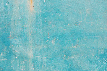 Blue wall grunge background texture