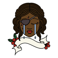 human rogue character face illustration