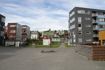 houses in the city