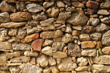Stone texture close-up. Background, graphics, beauty, history